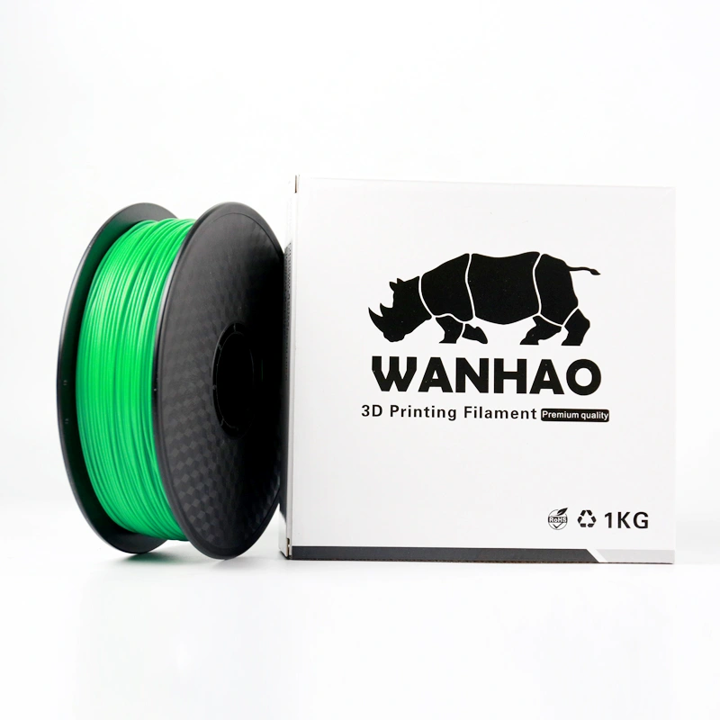 Wanhao 3D Printer Filament PLA 1.75 mm Green 1Kg-WHPLA008