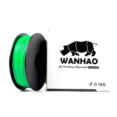 Wanhao 3D Printer Filament PLA 1.75 mm Green 1Kg