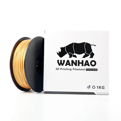 Wanhao 3D Printer Filament PLA 1.75 mm Gold 1Kg