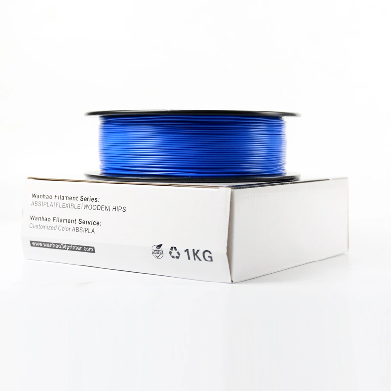 Wanhao PLA 3D Printing Filament Dark Blue 1.75 mm 1 Kg. Spool-1