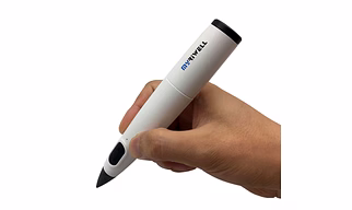 Selfie360 3d doodle pen white with free Stencil book, pen stand, 5 different colour PCL filament