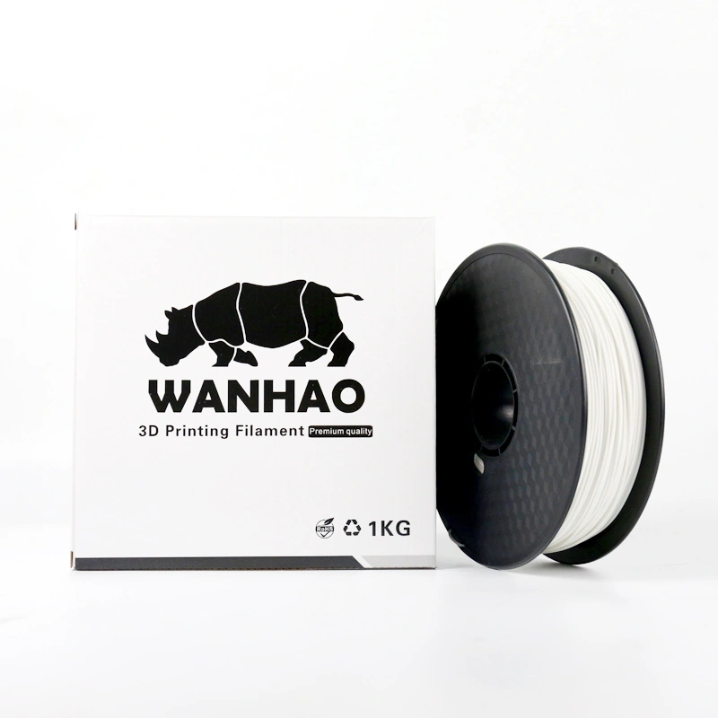 Wanhao PLA 3D Printing Filament Chalk White 1.75 mm 1 Kg. Spool-WHPLA029