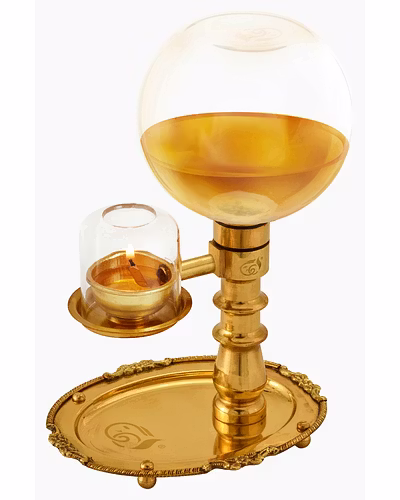 Akhand Deep Glass Diya-3