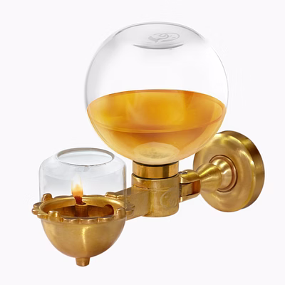 akhand deep glass diya