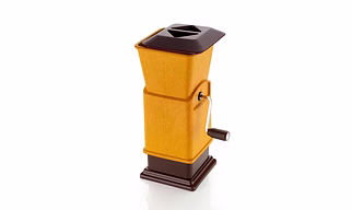 WOODEN CHILLI CUTTER WITH LID