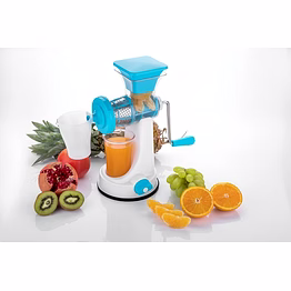 fruit juicer with wast cap ss strainer