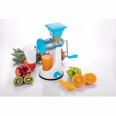 fruit juicer with wast cap ss strainer