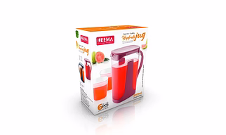 HYDRATED JUG 2000 ML WITH 6 PCS GLASS