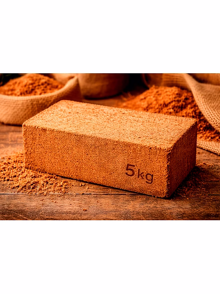 Coir Pith Block - 5 Kg for Wholesale Supply, Distribution, and Global B2B Procurement-Sri1002