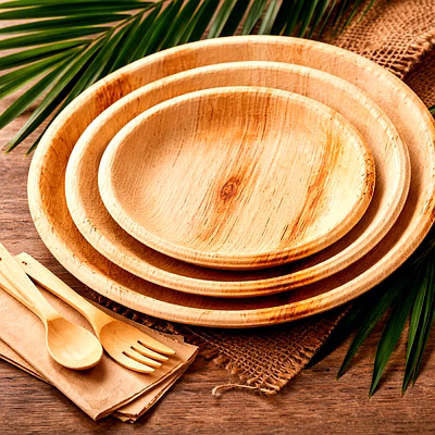 sri bairavar areca leaf plates 8,10,12 inches for wholesale supply, distribution, and global b2b procurement
