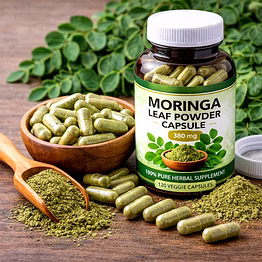 sri bairavar moringa leaf powder capsule (380 mg) for wholesale supply, distribution, and global b2b procurement