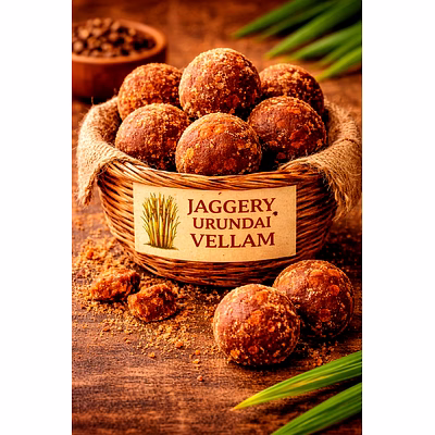 sri bairavar round jaggery urundai vellam for wholesale supply, distribution, and global b2b procurement