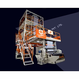 ss multi- layer blown film co- extrusion machine