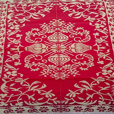 SHIVANI MATS Plastic Red Mats