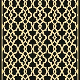 SHIVANI MATS Black Plastic Floor Mats