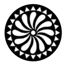 SHIVANI MATS Round Printed Plastic Mats