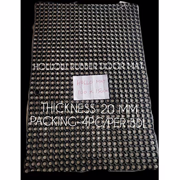 hollow rubber door mats 100x150 cm