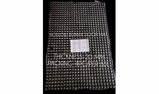 HOLLOW RUBBER DOOR MATS 100X150 CM
