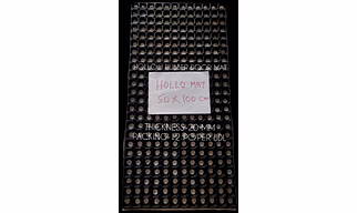 HOLLOW RUBBER DOOR MAT 50X100 CM