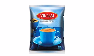 Vikram Kadak Dust Tea | Kadak Taste & Damdaar Strength | Aromatic & Rich Tea Powder - 1kg Pouch