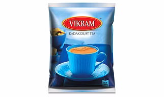 Vikram Kadak Dust Tea | Kadak Taste & Damdaar Strength | Aromatic & Rich Tea Powder - 500g Pouch