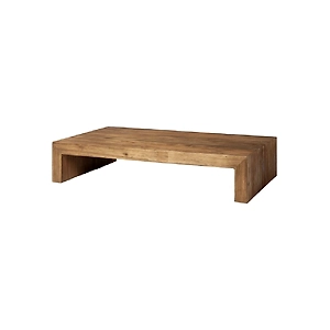 Rectangle Brown Wooden Coffee Table