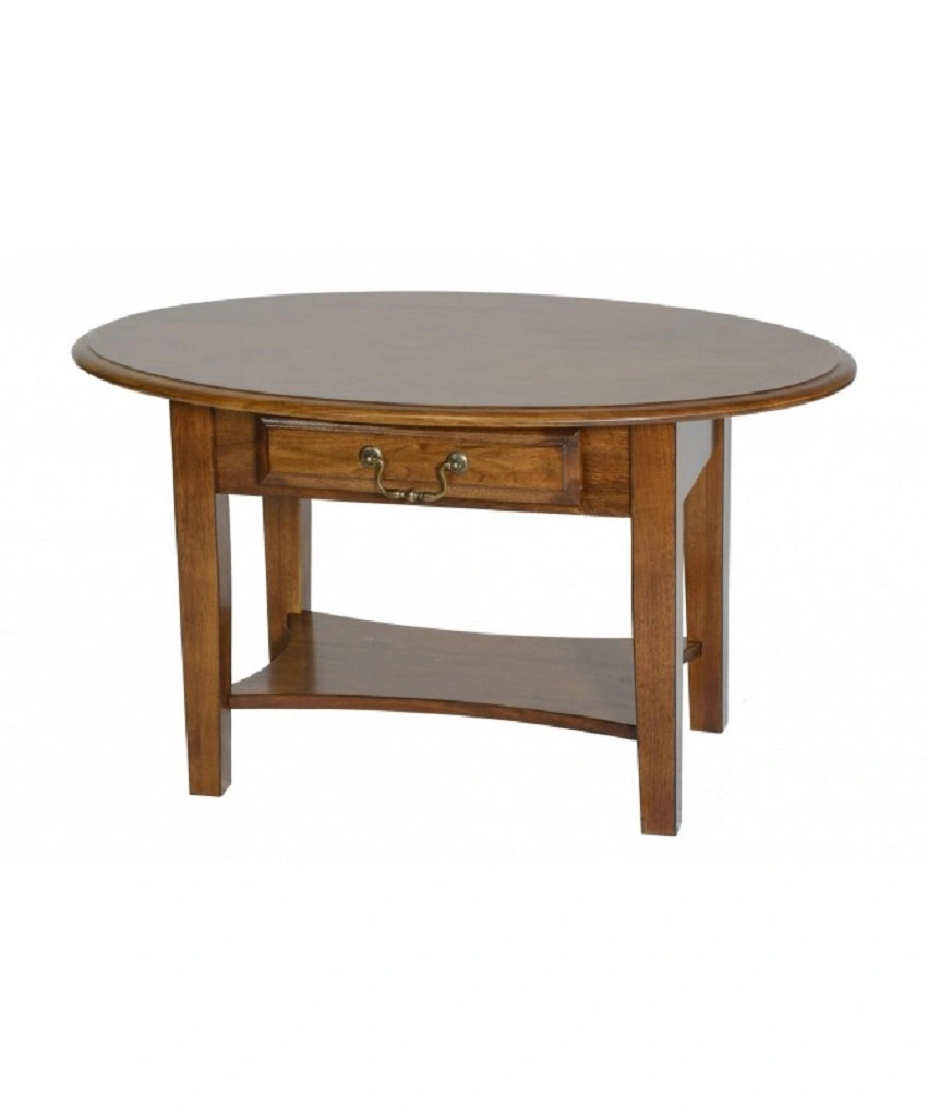 Burnished Walnut Hardwood Coffee Table-11488820