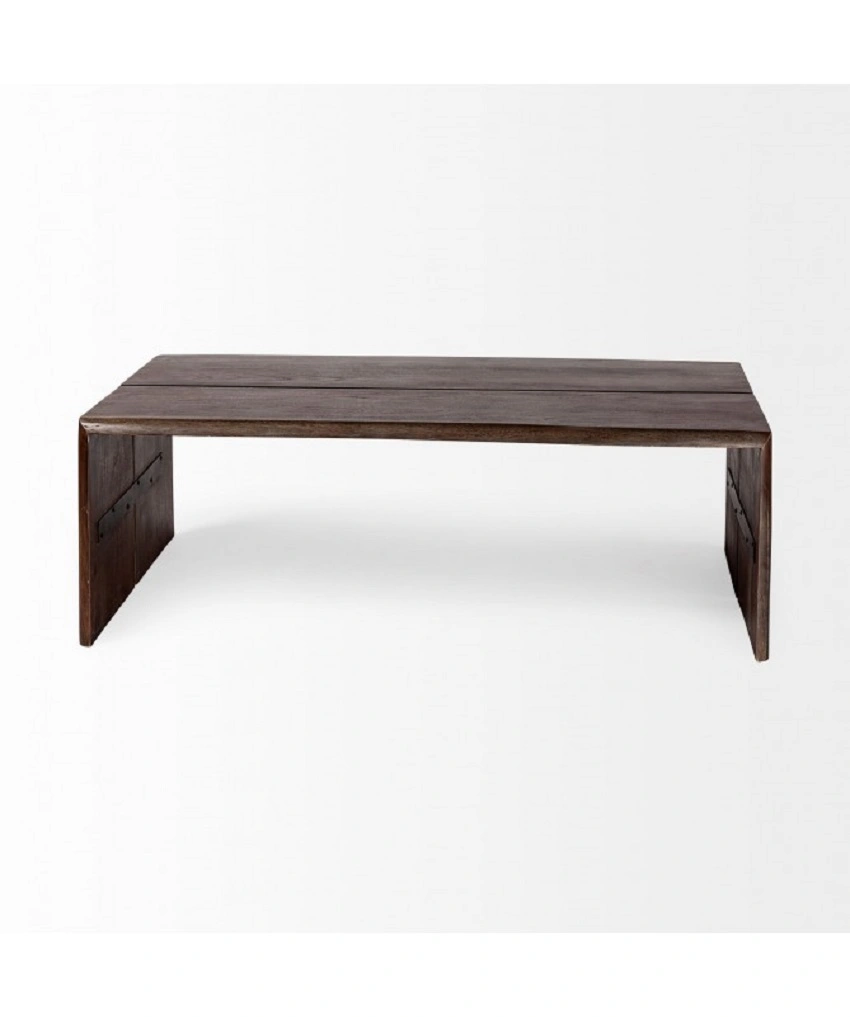 Rectangular Solid Wood Coffee Table-Rectangular-2