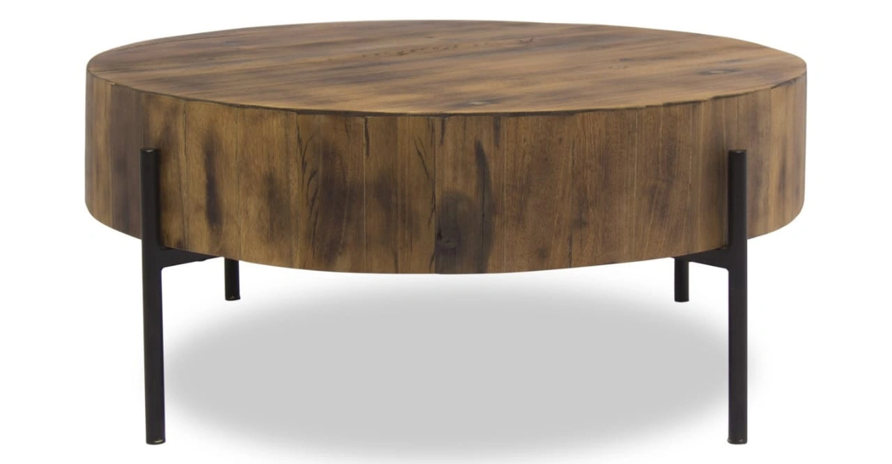 Solid Wood Round Coffee Table-11490870