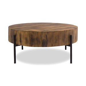 Solid Wood Round Coffee Table
