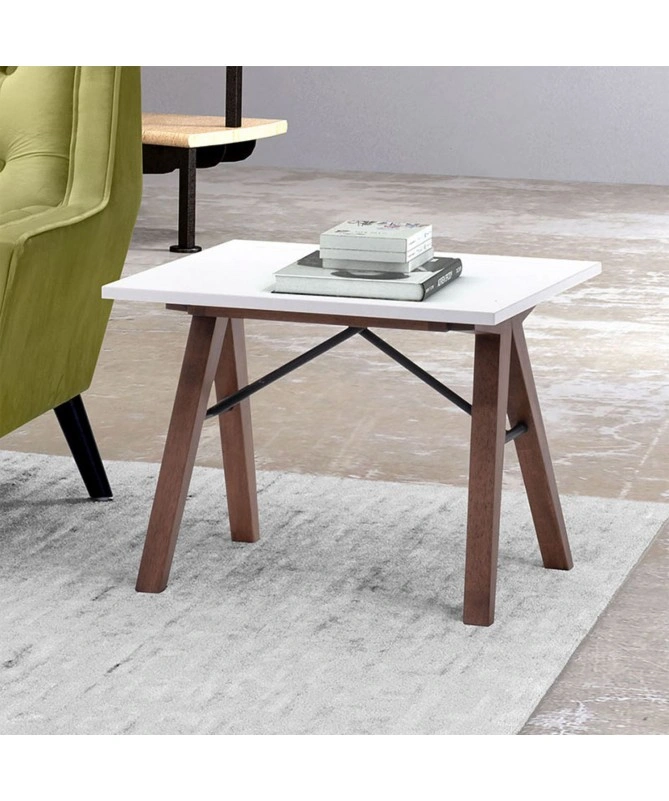 Walnut Wood Side Table-11490952