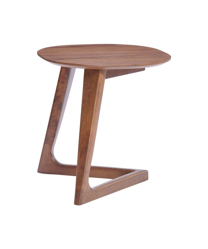 Natural Teak Wood Side Table-11490960