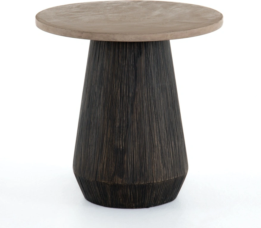 Mango Wood Design End Table-11491246