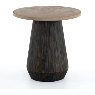 Mango Wood Design End Table