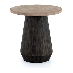 Mango Wood Design End Table