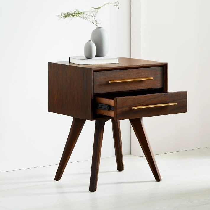 Solid Wood End Table with Drawer-11491248