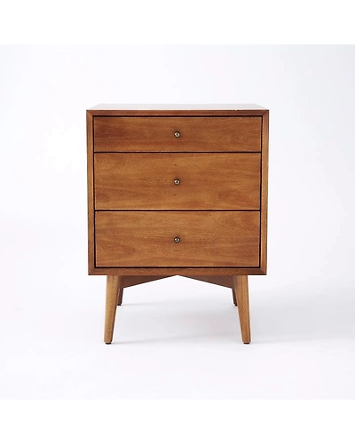 Solid Eucalyptus Wood End Table-3