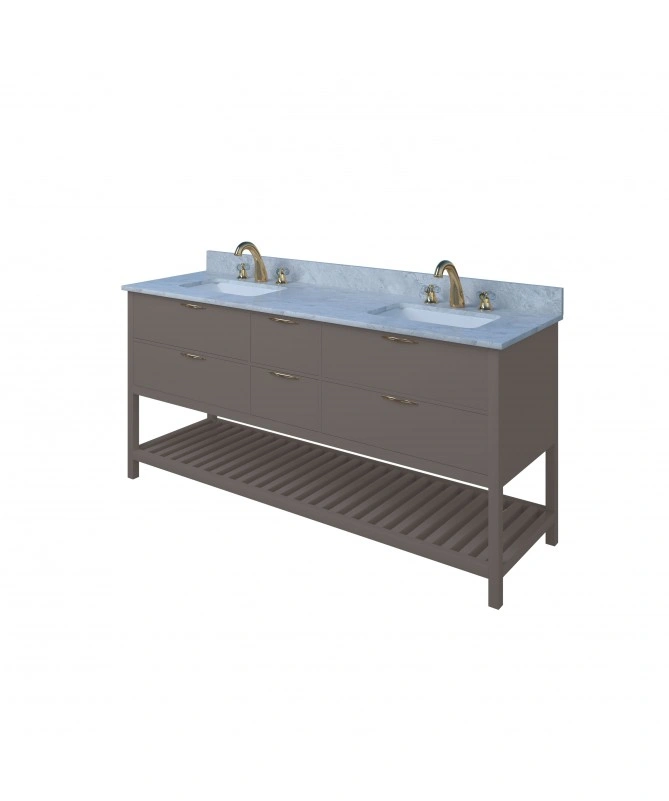 60 Inch Floor Mount Vanity Set-11503458