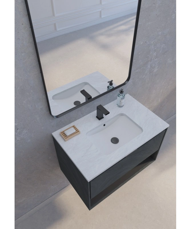 Wall Mount 30 Inch MDF Bath Vanity-Wall Mount-4