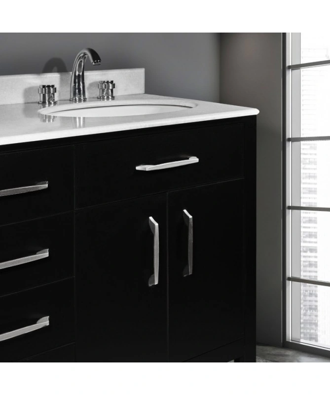 Verde Black 48 Inch Vanity Set-Floor Mounted-2