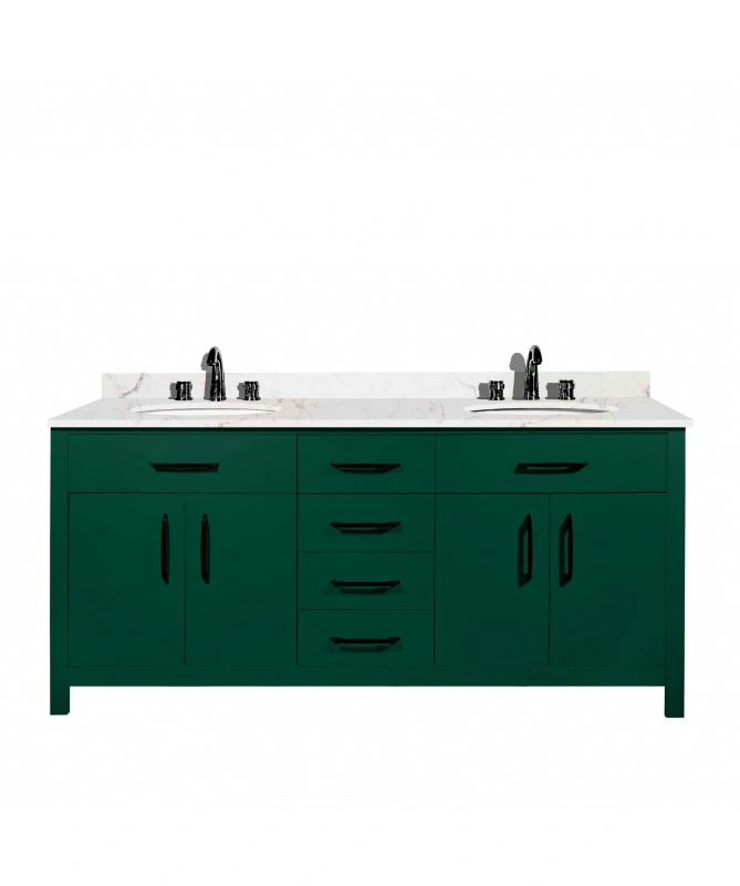 Verde Green 60 inch Wooden Vanity Set-11508984