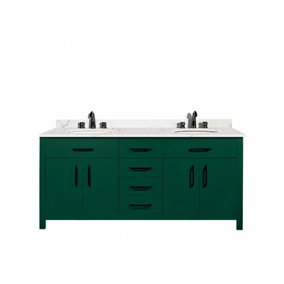 Verde Green 60 inch Wooden Vanity Set