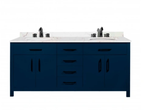 72 Inch Verde Navy Blue Bath Vanity Set-11509008