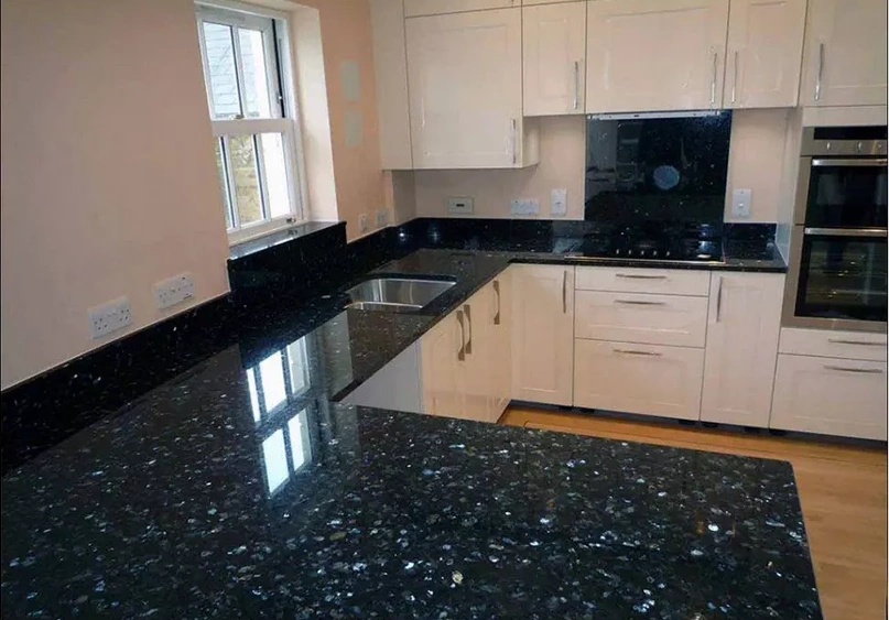 Black Galaxy Granite Slabs-Black Galaxy-2 cm-2