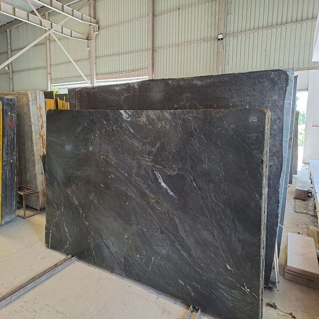 Marine Black Granite Slabs at Factory Price-Marine Black-2 cm-3