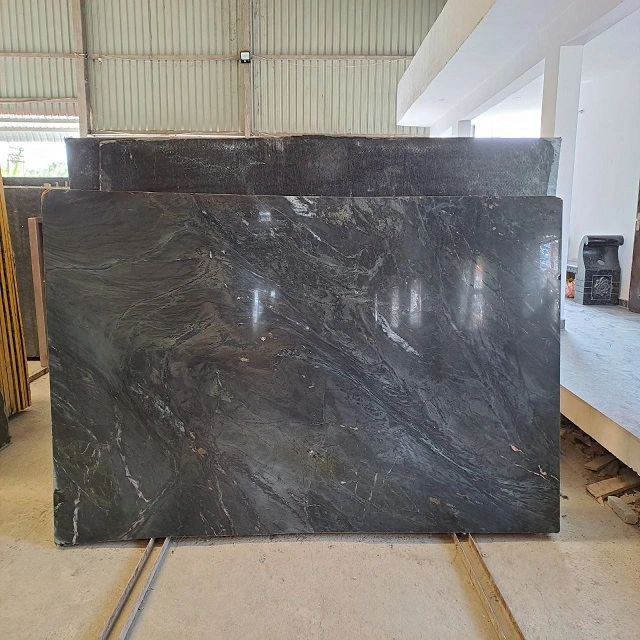 Marine Black Granite Slabs at Factory Price-11520388