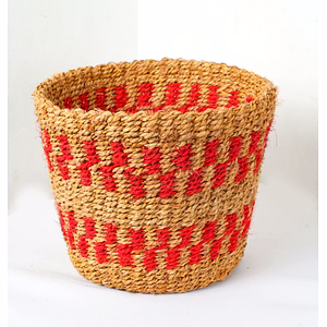 Coir and Cora Grass Conical Baskets