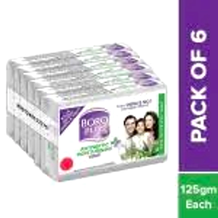BOROPLUS Antiseptic + Moisturising Soap - Neem, Tulsi &amp; Aloe Vera  (6 x 125 g)-sku-104