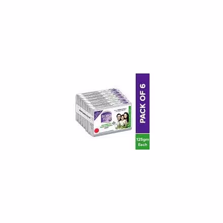 BOROPLUS Antiseptic + Moisturising Soap - Neem, Tulsi &amp; Aloe Vera  (6 x 125 g)-sku-104