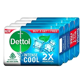 Dettol Cool Germ Protection Bathing Soap  (6 x 125 g)